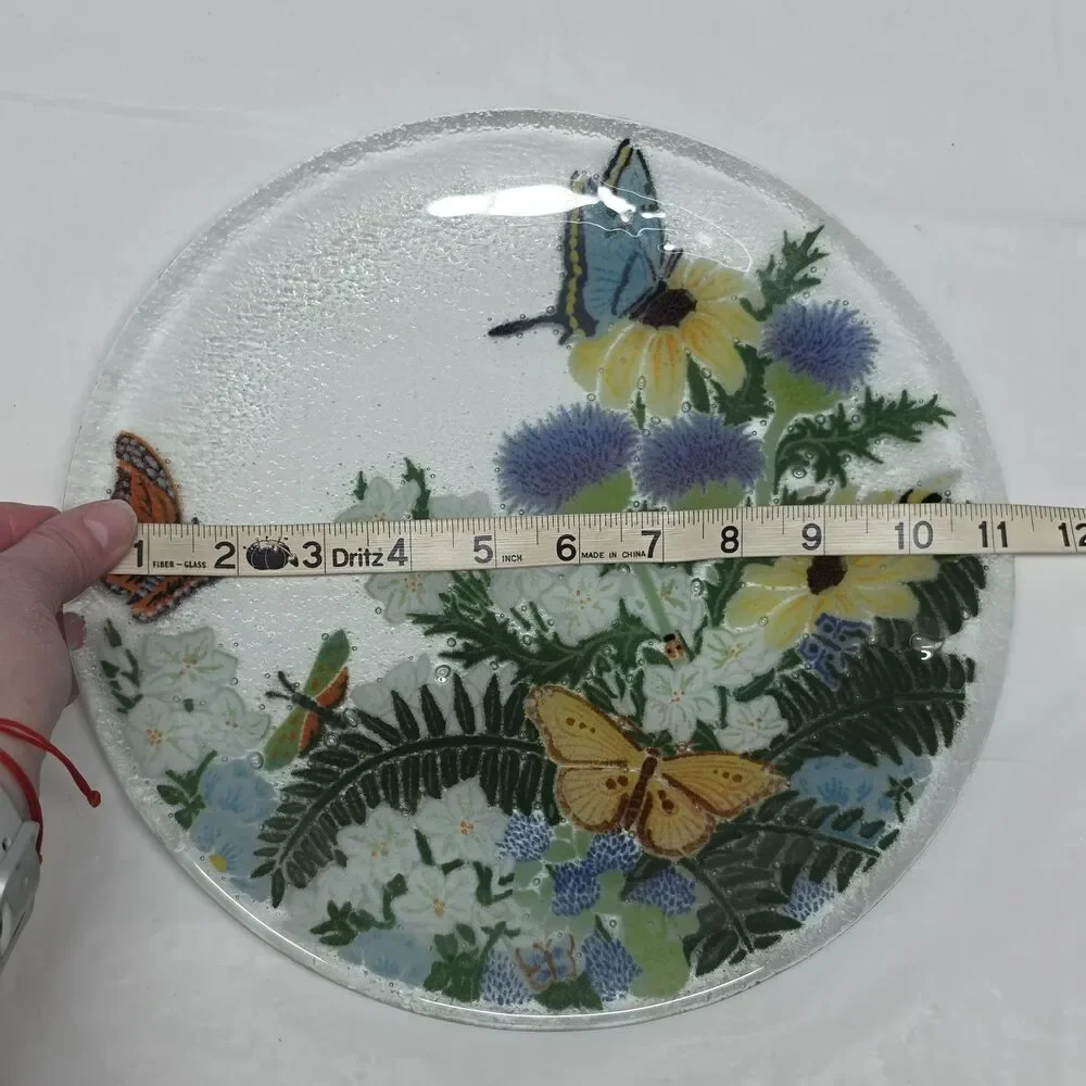 Peggy Karr Fused Art Glass Plate 11